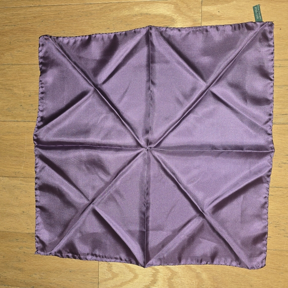 Purple Satin Scarf - Picture 1 of 3